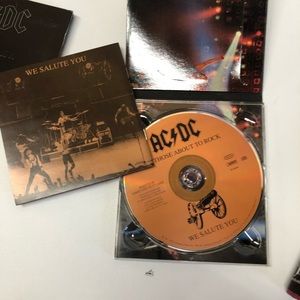AC/DC | Accessories | Acdc Collection Of 5 Albums Plus Book Ironman ...